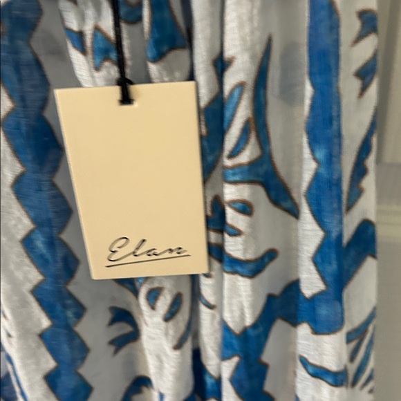Elan Blue Tile Beach Cover-Up Size‎ Small - Picture 11 of 12